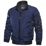 Meeste soe, tuulekindel taktikaline jope vabaaja pommimantel, s&otilde;jaline tuulejope L sinine