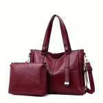 2 tk suure mahutavusega &uuml;hev&auml;rviline Crossbody kott + v&auml;ike hoiukottide komplekt, igap&auml;evased veekindlad reguleeritavad &otilde;lapaeltega kotid meestele ja naistele punane