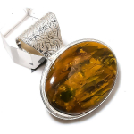 Ocean Jasper Gemstone Handmade 925 Sterling Silver Jewelry Pendant 1.62 l7d27
