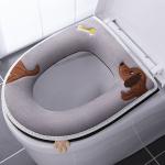 Tualettpadi Majapidamise Tualettkaas Veekindel Kogu hooaja Tualettruumi R&otilde;ngas Pestav Tualettkaas Lukuga T&uuml;&uuml;pi Tualettpadi Paksenenud Soe Tualettpadi sinine