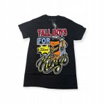 Koszulka T-shirt męski okrągły dekolt SPENCER'S nadruk L