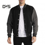 Meeste pesapallijope, krae, pikkade varrukatega n&ouml;&ouml;bid, v&auml;rviline ja v&auml;rviline taskutega mantel S&uuml;gisene talvefliisvooder vabaaja spordimantel M hall