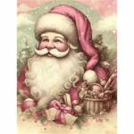 DIY teemantmaaling J&otilde;uluvana ristpistes komplekt Mosaiikkunst Teemantmaal t&auml;isringi/ruudukujulise teemantv&auml;rviga kodukaunistus Round 20x30cm