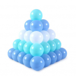 100 tk pitsipallide komplekt v&auml;ikelastele Fatalaadivabad BPA-vabad pallid, vastupidavad v&auml;rvilised C