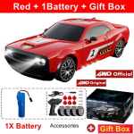 Uus 4WD puldiga auto RC Drift GTRPRO suure kiirusega mudel AE86PRO LED-iga ja tuledega v&otilde;idus&otilde;idu spordim&auml;nguasjad kingitus t&auml;iskasvanud poisile t&uuml;drukule lastele 1 battery punane