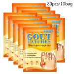 Sumifun 8tk/kott podagra plaaster k&auml;te ja jalgade valu leevendav plaaster 80pcs/10bag