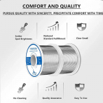 Mitmeotstarbeline keevitusr&auml;bustik raudtraadirulli l&auml;bim&otilde;&otilde;t kodutarvikud 20G elektrooniline jootetraat jootetraadid kampoli s&uuml;damikuga tina