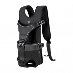 Kaasaskantav lemmiklooma seljakoti kandja Reguleeritav koera esiosa seljakott Ergonoomilise &otilde;laga k&auml;ed-vabad koera seljakott XS punane