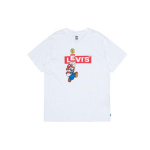 Levis X Super Mario Tr&uuml;kitud L&uuml;hikeste Varrukatega T-s&auml;rk Meeste T-s&auml;rgid Valge 22491-0706 M
