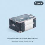 Teki hoiukott &ndash; mugav, niiskuskindel, tolmukindel, majapidamiste kolimise ja pakkimise organiseerimiskarp. Medium 55*35*25 cm