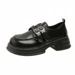 Med Heel Casual kandilised kannapumbad naistele Mood Talvine Solid Slip-On Naistejalatsid &Uuml;mmarguse varbaga kummist pumbapumbad Zapatos 35 beež