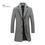 Villane mantel pidulik &uuml;likond krae pikkade varrukatega keskmise pikkusega meeste jope &uuml;hev&auml;rviline &uuml;herealine kontoririided XL khaki