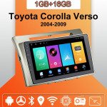 Android Carplay autoraadio Toyota Corolla Verso 2004-2009 multimeediumipleieri peakomplekti stereo GPS-navigatsioon BT WIFI 2+32GB 1+16GB