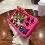 N105 J&otilde;ulud Head uut aastat kunst Soft Angel Eyes telefoni&uuml;mbrised iPhone 16 15 14 13 11 Pro Max 8 7 6s Plus 12 mini XR XS Max SE p&otilde;rutuskindel kate for iPhone 11