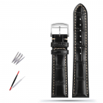 Klassikaline 19MM 20MM 21MM Veisenahast Kellarihm Longines Masters Collection L3 L4 L2.628/L2.673 jaoks Liblikaslukuga kellarihm 20mm