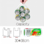100 tk. 3 suuruses k&auml;epidemega toidu hoiukotid Hoia v&auml;rskena l&auml;bipaistev rull V&auml;rskelt s&auml;iliv vaakumtoidu s&auml;&auml;stukoti kilekotid 25*28cm-100PCS