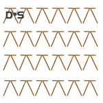 24 tk. Velvet j&otilde;uluvibud Xmas Tree Vintage samet lint vibud Rustic k&auml;sit&ouml;&ouml; kingitus p&auml;rg vibud pulmade kodu kaunistamiseks tume kohvi v&auml;rv