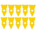 10/20/30 tk Tugevad k&auml;rbsed p&uuml;&uuml;nised putukad Kleepuvad lauad lehet&auml;ide p&uuml;&uuml;dmine putukad Kahjurite tapja 10pcs kollane