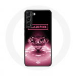 Coque Maniacase pour Samsung Galaxy S23 Plus blackpink diamond noir et rose
