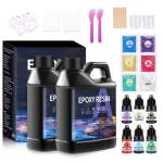 Must gallon l&auml;bipaistev epoks&uuml;vaik AB kristallliim 1:1