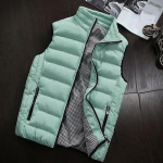 Meeste talvemantel, polsterdatud puuvillane vest, soe kapuuts, paks vest L armee roheline v&auml;rv