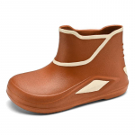 Moodsad libisemiskindlad vihmajalatsid Meeste kummisaapad Veekindlad platvormiga saapad Moodsad &otilde;ues libisemiskindlad vihmasaapad, meeste kalap&uuml;&uuml;k, t&ouml;&ouml;tavad kalossid 36 pruun