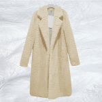 Naiste kasukas, pikk &uuml;hev&auml;rviline talvekarv XXXL khaki