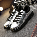 Mood Hot Sale H&otilde;bedased peegelkingad Meeste vabaajajalatsid Luksuslikud Hip Hop Baar T&auml;navar&otilde;ivad L&auml;ikivad Peeglid Tossud Meeste Lamedad zapatillas hombre 39