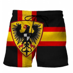 Saksamaa L&uuml;hikesed p&uuml;ksid Kiiresti kuivav Kotkas Kickboxing Muay Thai T-s&auml;rk Graafiline Retro Vintage 3D Prindi Mehed Naised Unisex L&uuml;hike varrukas &Uuml;mar kael XXS