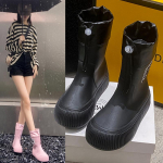 Naiste moekolledži stiilis libisemiskindlad kummisaapad 36