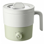 220V 1L mini elektriline riisipliit Mittenakkuva toiduvalmistamismasin Kodumajapidamises kasutatav elektriline kuumapott kaasaskantav kuumapoti valmistamise masin roheline