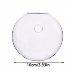 Kontorivaas Seinaripp Klaasseinakaunistus H&uuml;dropoonika Poolringikujuline 10CM