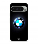 Coque - MANIACASE - Google Pixel 9 Pro - Bmw Logo M - Carbone lumineux - Souple