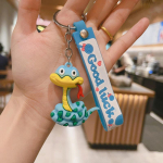 Creative Snake Ripats V&otilde;tmehoidja Armas multikas Zodiac Snake Aasta Lucky Ripats Seljakott Rippuvad Kaunistus Aksessuaarid Kingitused roheline