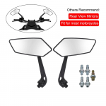 Mootorratta tahavaatepeeglid helkurid k&uuml;ljepeeglid mootorratta tarvikud sobivad HONDA CBR600 CBR 600 CBR600RR CBR900 CBR1000RR jaoks