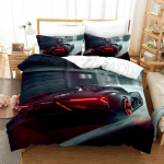 Sportauto Luksuslik Voodipesukomplekt Tekikott Magamistoa Tekikatted &Uuml;hekohaline Kaksik Kuningsuuruses Tekikate Kodutekstiil EU Single 135x200cm