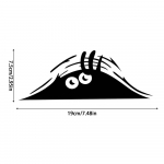 Autokleebis Loov naljakas vin&uuml;&uuml;lkleebise kleebis trimmiga veekindel autokaunistustarvikud 3D-autode loominguline kleebis