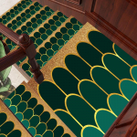 Kodumajapidamises kasutatavaid spiraalseid trepimatte saab l&otilde;igata t&auml;ispikkusteks astmemattideks, jahedate ja soojade libisemisvastasteks mattideks 30X85cm [Rubber without folding]