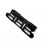 Kerge alumiiniumist eesmine numbrim&auml;rgi kronstein lihtsaks paigaldamiseks must