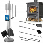 Kaminatarvikud - KOTARBAU - 5 osa - Roostevaba teras - Minimalistlik disain - Praktiline hall