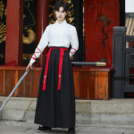 Suur suurus 4XL Hanfu meeste cosplay kost&uuml;&uuml;m Hiina traditsiooniline iidne Hanfu must-punane s&auml;rk + seelik + jope komplektid M