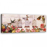 L&otilde;uenditr&uuml;kk, Linnud ja lilled 90x30 beež