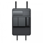 Autoistme seljatoe hoiukorraldaja kott Universaalne PU nahast Autostiil Hoiustamine Korrastamine Tasku Multifunktsionaalne Hoiukast must