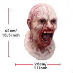Zombie mask jube Halloweeni rekvisiidid Hirmutav realistlik n&auml;omask t&auml;iskasvanutele m&otilde;eldud peokost&uuml;&uuml;mi rekvisiidid &otilde;udusfilmiga nakatunud zombie maskid