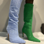 Naiste vabaaja &uuml;le p&otilde;lve &uuml;le reie k&otilde;rge turske kontsaga saapad, venivad terava ninaga saapad, pikad saapad, mugavad libisemisvastased tikk-saapad naistele 39