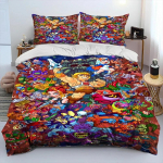 3D prindiga He-Man ja Universumi meistrid Voodipesukomplekt Tekikott Voodikomplekt Tekikate Padjap&uuml;&uuml;r Tekk Kinga Suurus Kuninganna Suurus EU Single 135x200cm