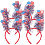 5 tk Iseseisvusp&auml;eva peapael Isamaalise peo aksessuaarid Neljanda juuli kaunistused Bulk Festival Boppers Valimiskangas 24.00X21.00X1.00CM