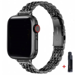 Roostevabast terasest rihm Apple Watch Ultra 2 jaoks Rihm 49mm 42mm 44mm Metallist k&auml;ev&otilde;ru iWatch Series 9 8 7 6 SE 5 4 3 45mm 41mm jaoks 42 44 45 49mm
