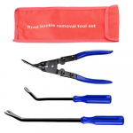 3 tk auto heliparandust&ouml;&ouml;riista trimmi eemaldamise t&ouml;&ouml;riist autopaneeli autoukse heliviimistluse eemaldamise t&ouml;&ouml;riistakomplekt autoklambri kinnitusvahendite eemaldamise t&ouml;&ouml;riistakomplekt punane