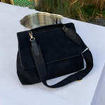 Talvised Uued Retro Suede K&auml;ekotid Naistele Crossbody &Otilde;lakott Naiste Totes must